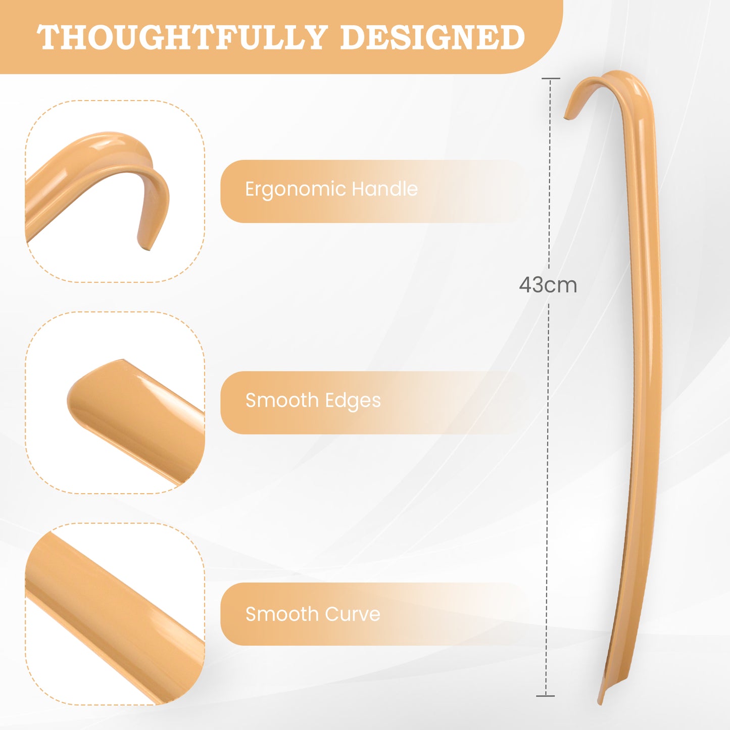 Beige Shoe Horn