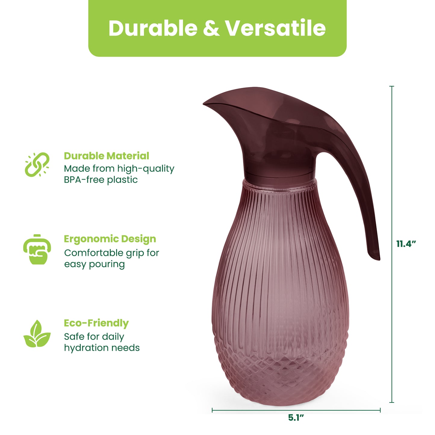 Purple Pineapple Plastic Jug 1.5L