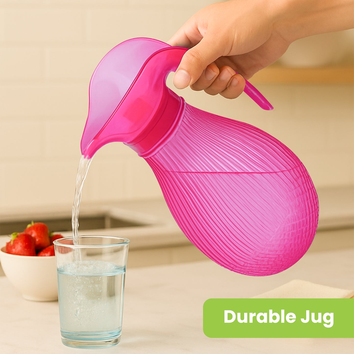 Pink Pineapple Plastic Jug 1.5L