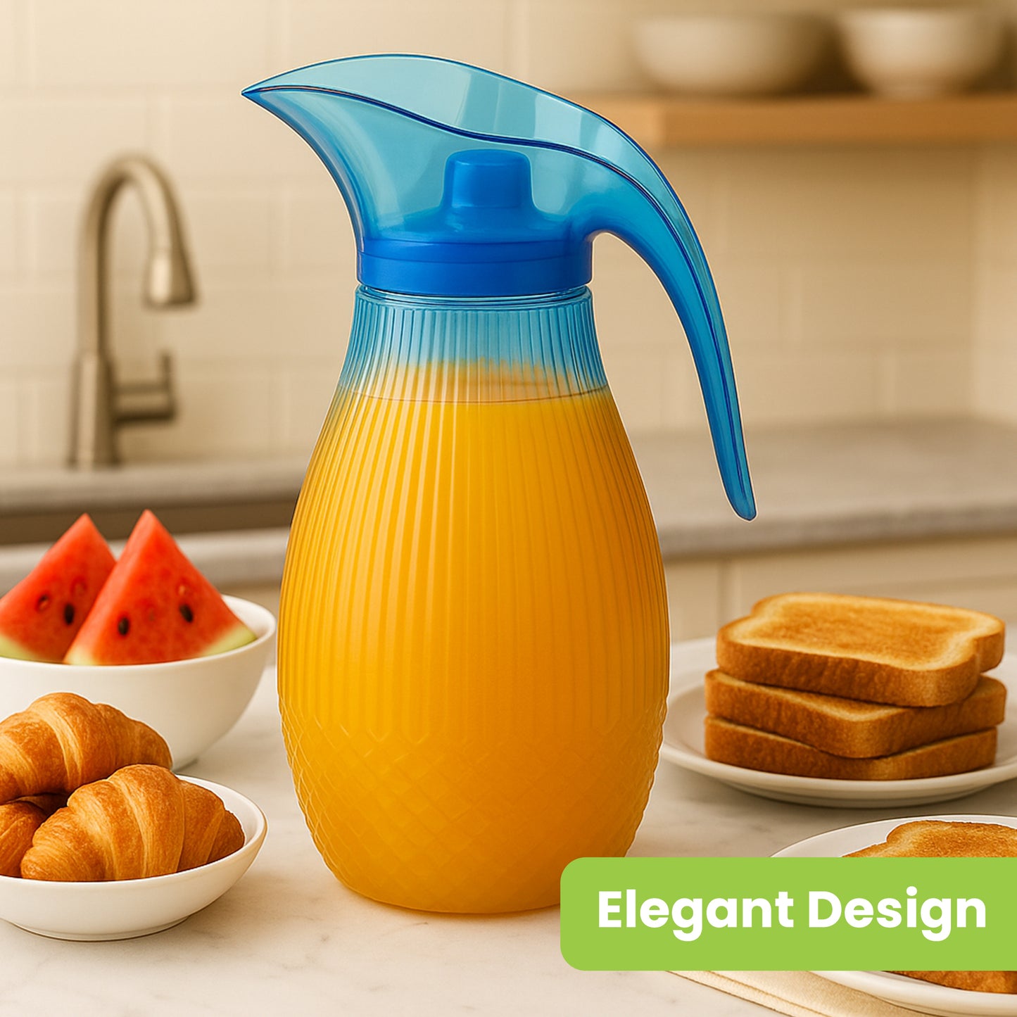 Blue Pineapple Plastic Jug 1.5L