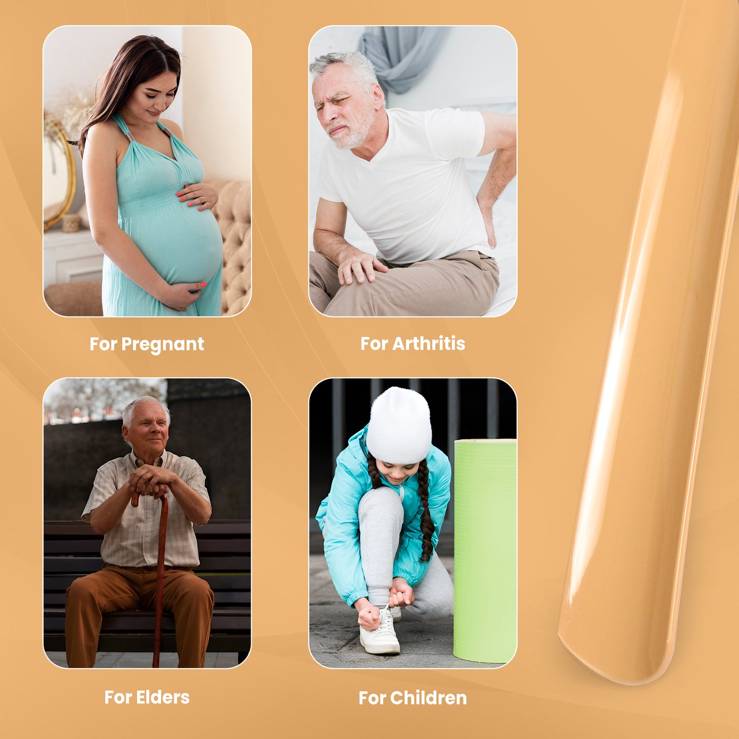 Beige Shoe Horn