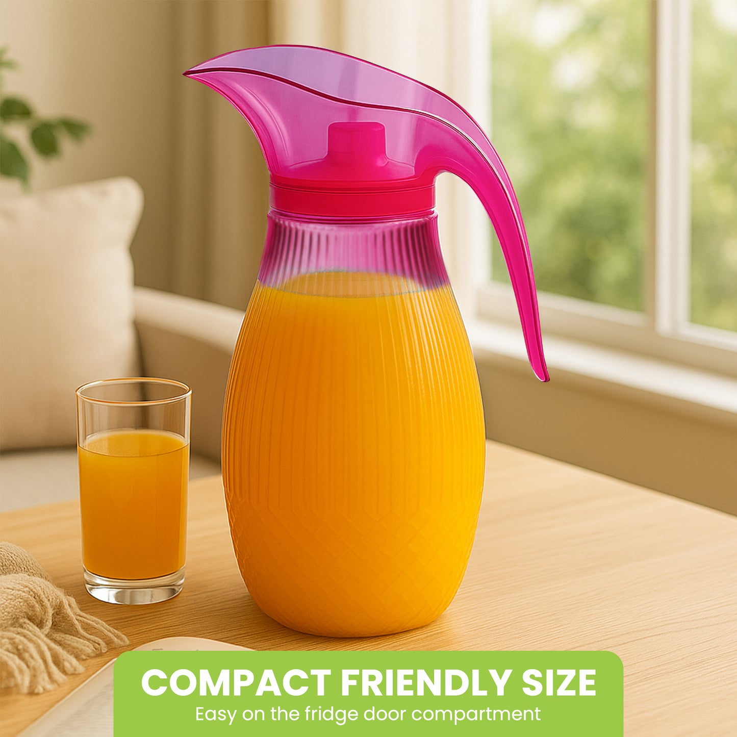 Pink Pineapple Plastic Jug 1.5L