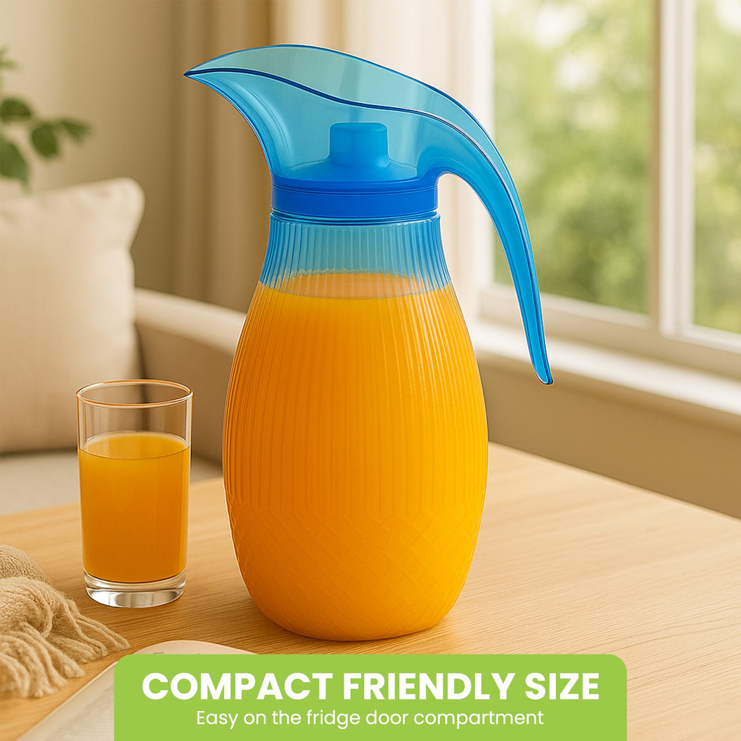 Blue Pineapple Plastic Jug 1.5L