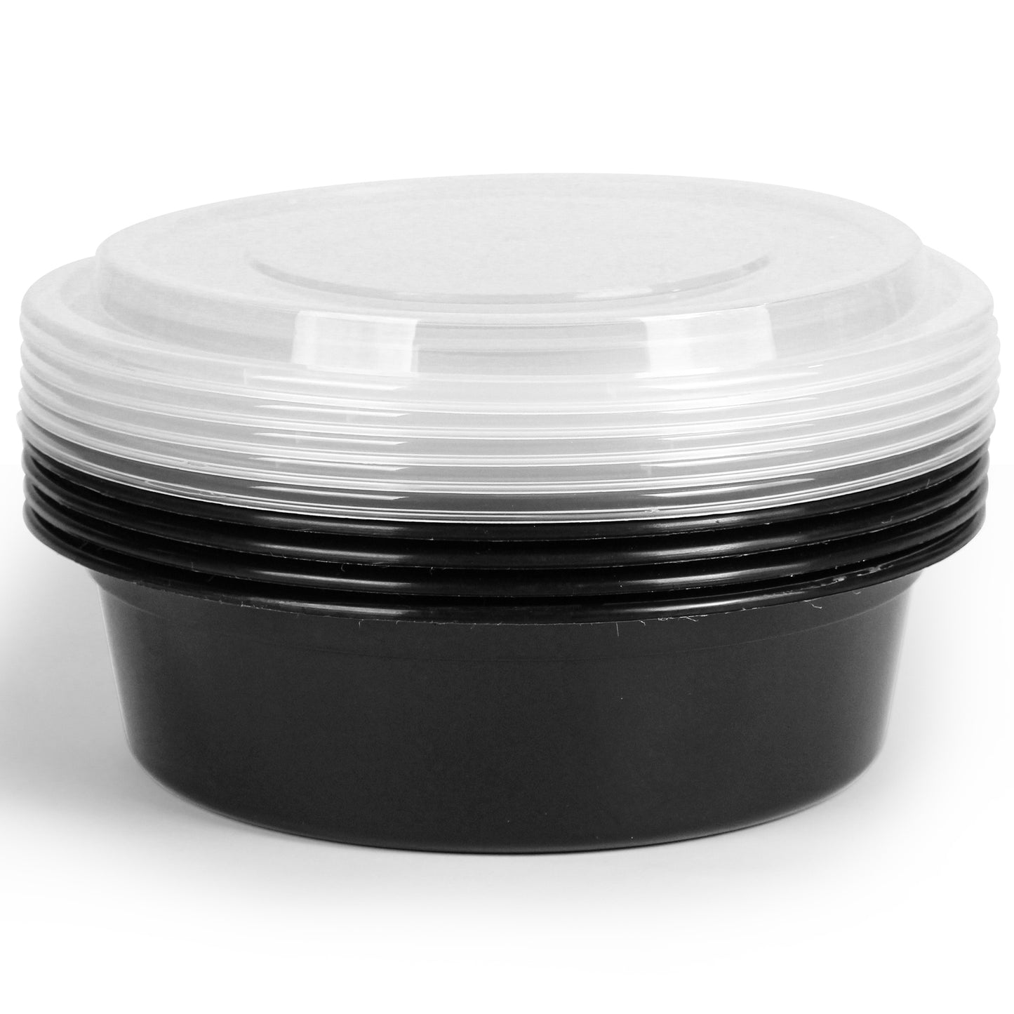 16oz Black Base Container- Set of 5