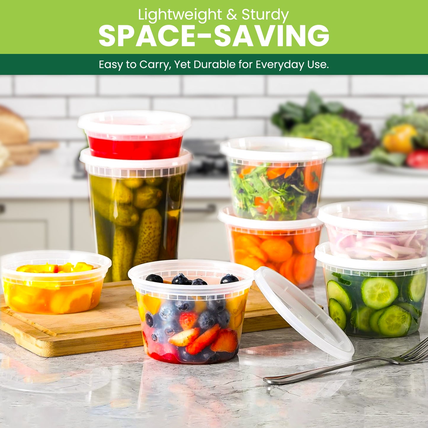 16oz Clear Deli Container Pack of 5