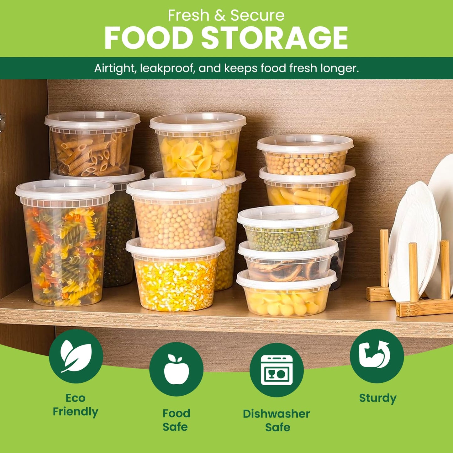 16oz Clear Deli Container Pack of 5