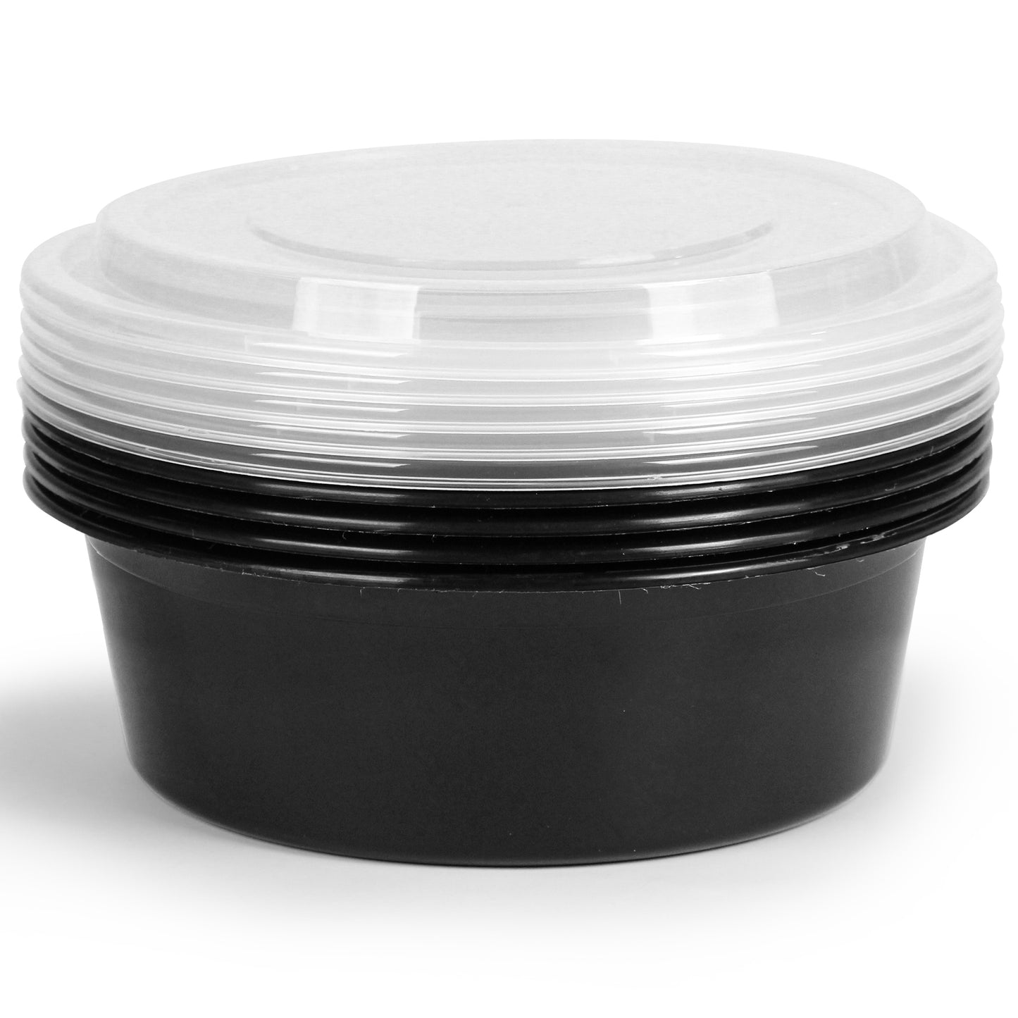 32oz Black base Container- Pack of 5