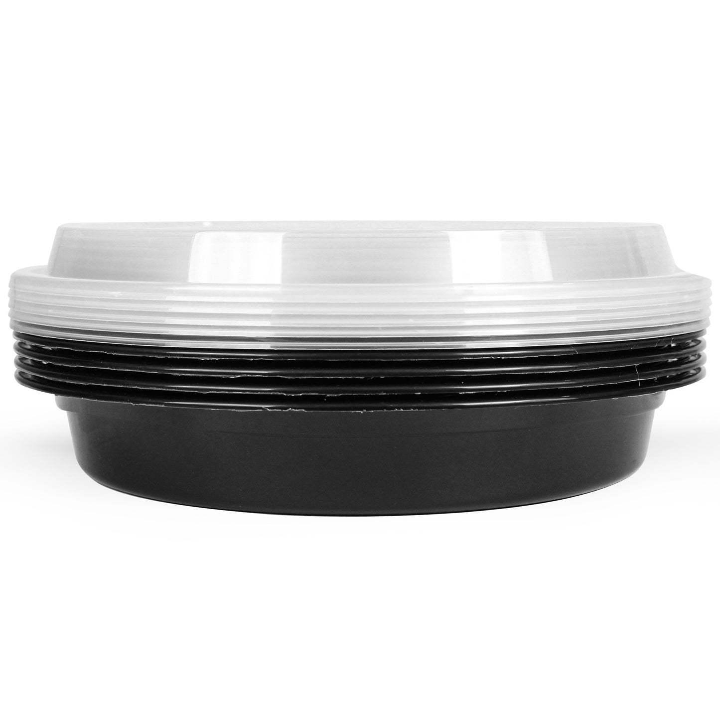 52oz Black base container- pack of 5