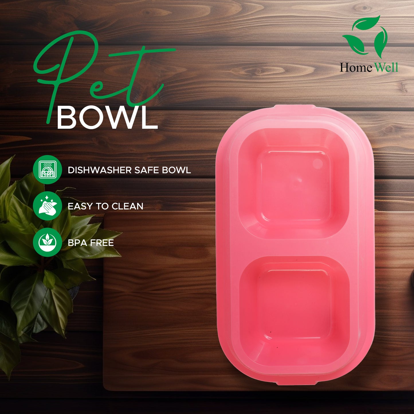 BPA Free 2-in-1 Pet Bowl