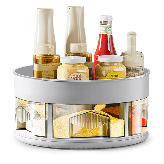 Grey Spice Box