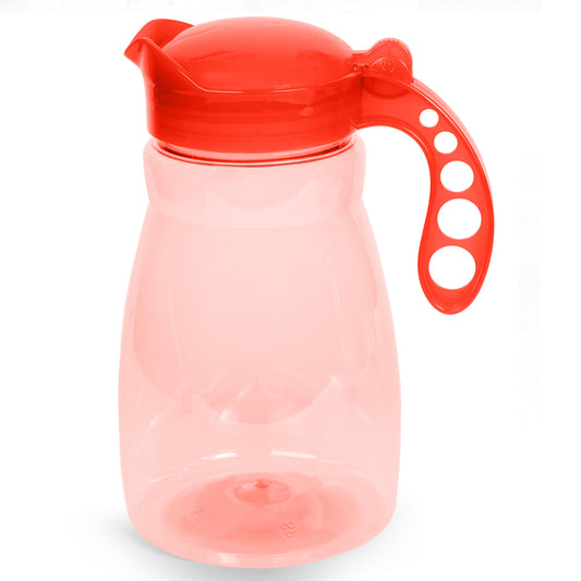Red 1.5L Plastic Water Jug