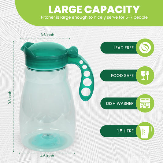 Green 1.5L Citrus Plastic jug