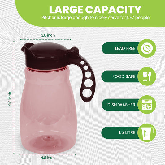 Brown 1.5L Citrus Plastic Jug