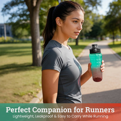 Fusion Sports Bottle 700 ml (Green + Red)