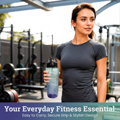 Fusion Sports Bottle 700 ml (Green + Purple)