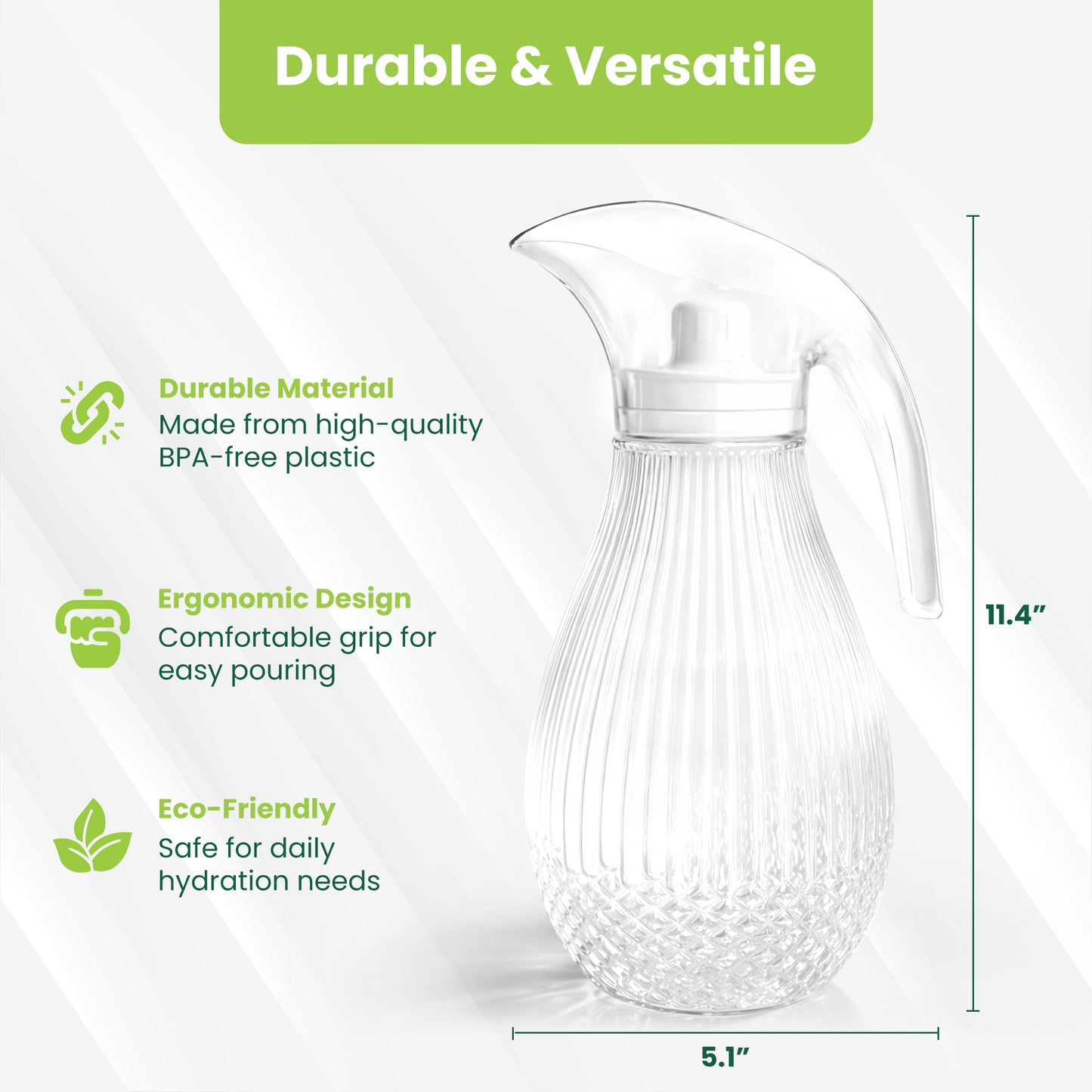 Transparent Pineapple Plastic Jug 1.5L