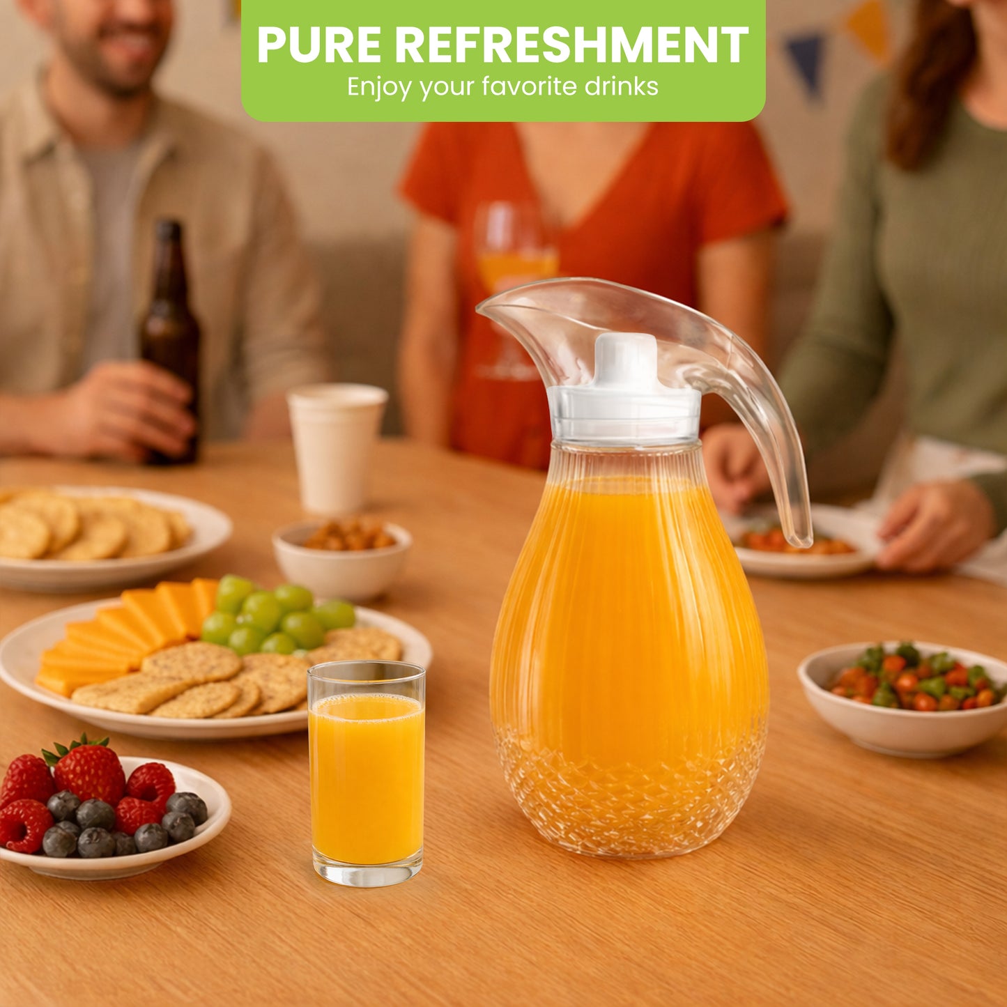 Transparent Pineapple Plastic Jug 1.5L