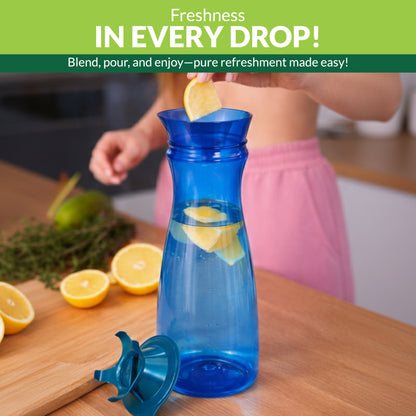 Table Top Fridge bottle 1.2 Ltr (Blue)