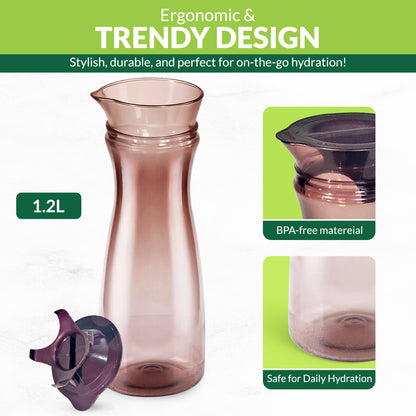Table Top Fridge bottle 1.2 Ltr (Purple)