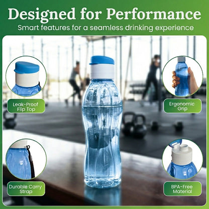 Aqua Fresh Bottle 1 Ltr (Blue)