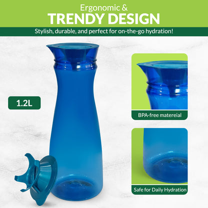 Table Top Fridge bottle 1.2 Ltr (Blue)