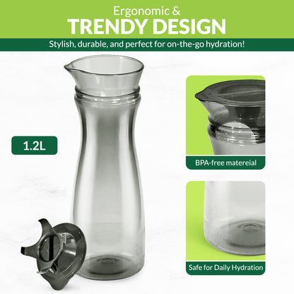 Table Top Fridge bottle 1.2 Ltr (Grey)