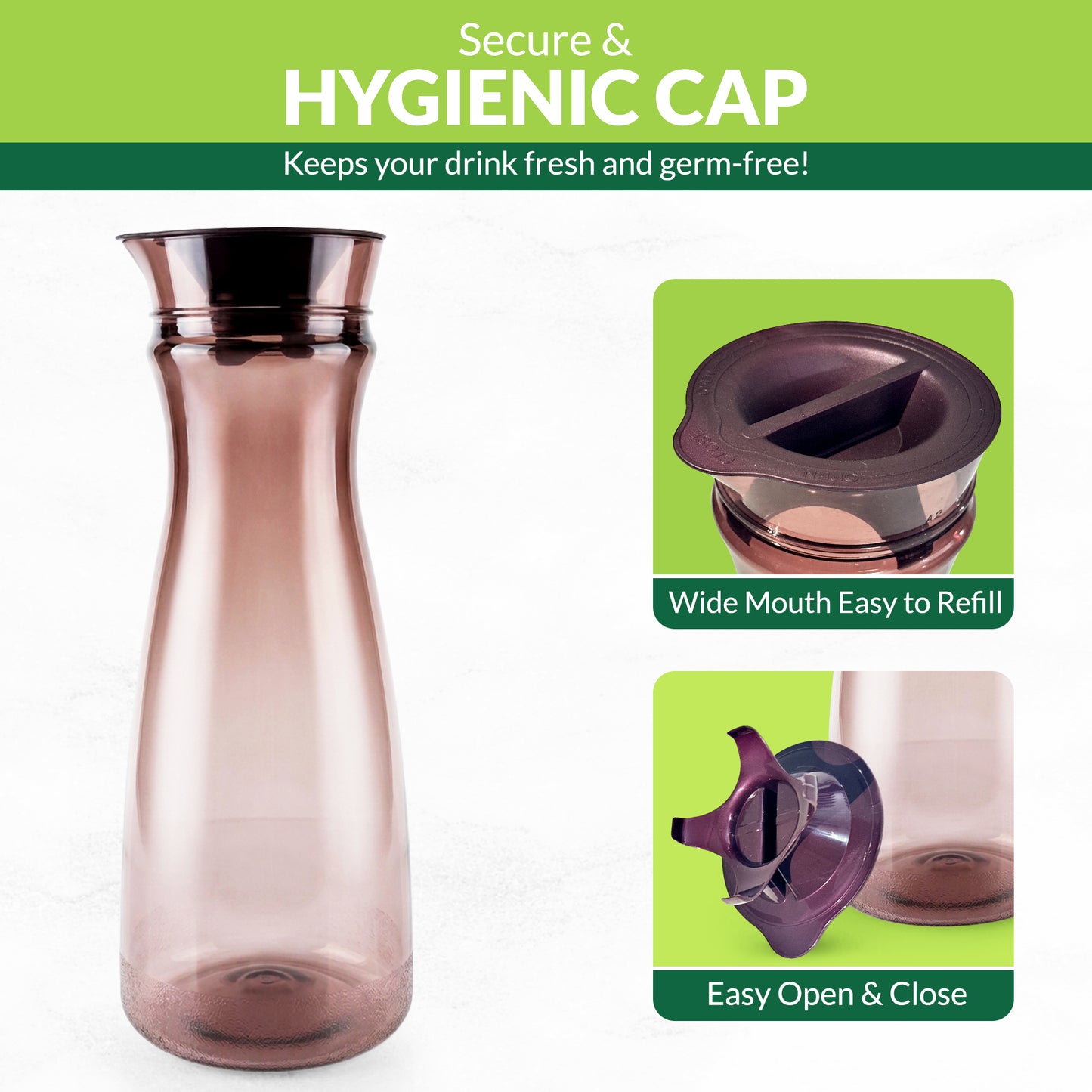 Table Top Fridge bottle 1.2 Ltr (Purple)