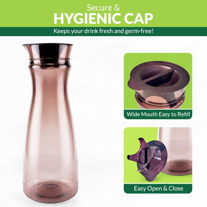 Table Top Fridge bottle 1.2 Ltr (Purple)