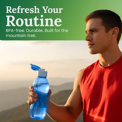 Aqua Fresh Bottle 1 Ltr (Blue)