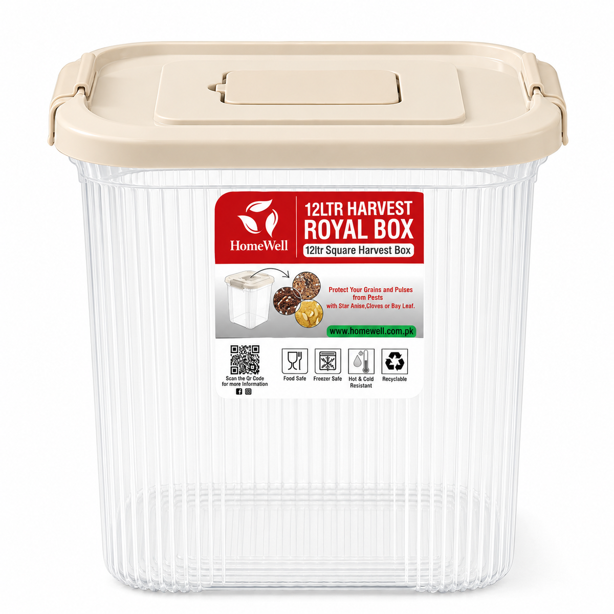 Harvest Food Storage Container 12L