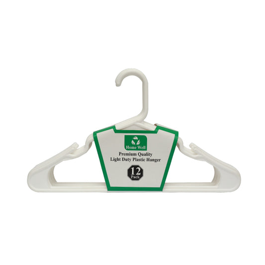Light Duty Hangers Pack of 12