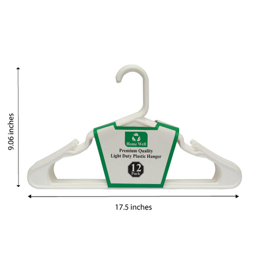 Light Duty Hangers Pack of 12