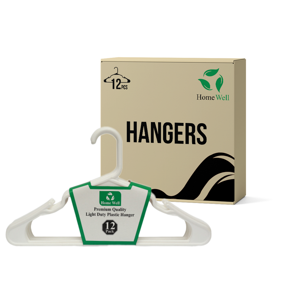 Light Duty Hangers Pack of 12 – HomeWell Pakistan | Your Kitchen, Our Care